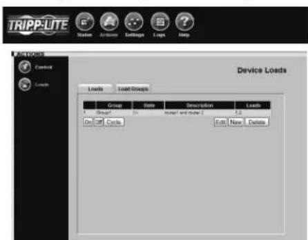 Tripp Lite SNMPWEBSOLOHV - Actions > Charges - 2