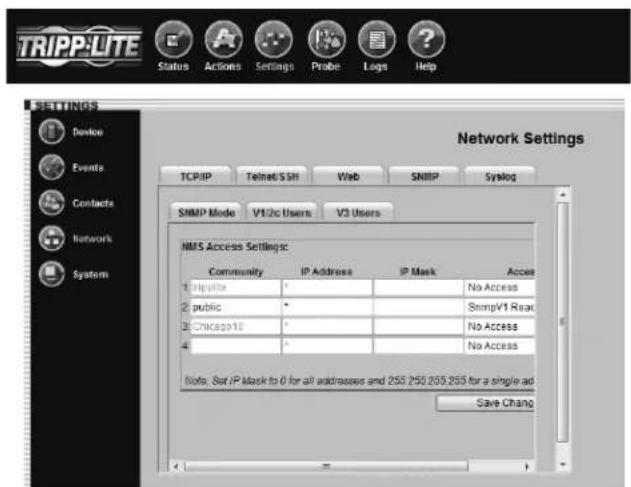 Tripp Lite SNMPWEBSOLOHV - Hactpoikn > CeTb - 1