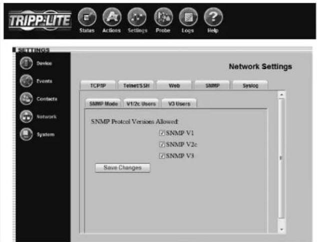 Tripp Lite SNMPWEBSOLOHV - Ajustes > Red (continua) - 3