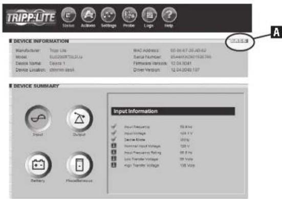 Tripp Lite SNMPWEBSOLOHV - Alimentación RSS - 1