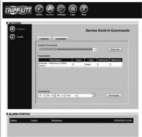 Tripp Lite SNMPWEBSOLOHV - Deshabilitar el Modo economico: - 1