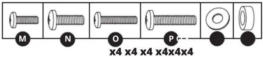 M N O P←- x4 x4 x4 x4x4x4