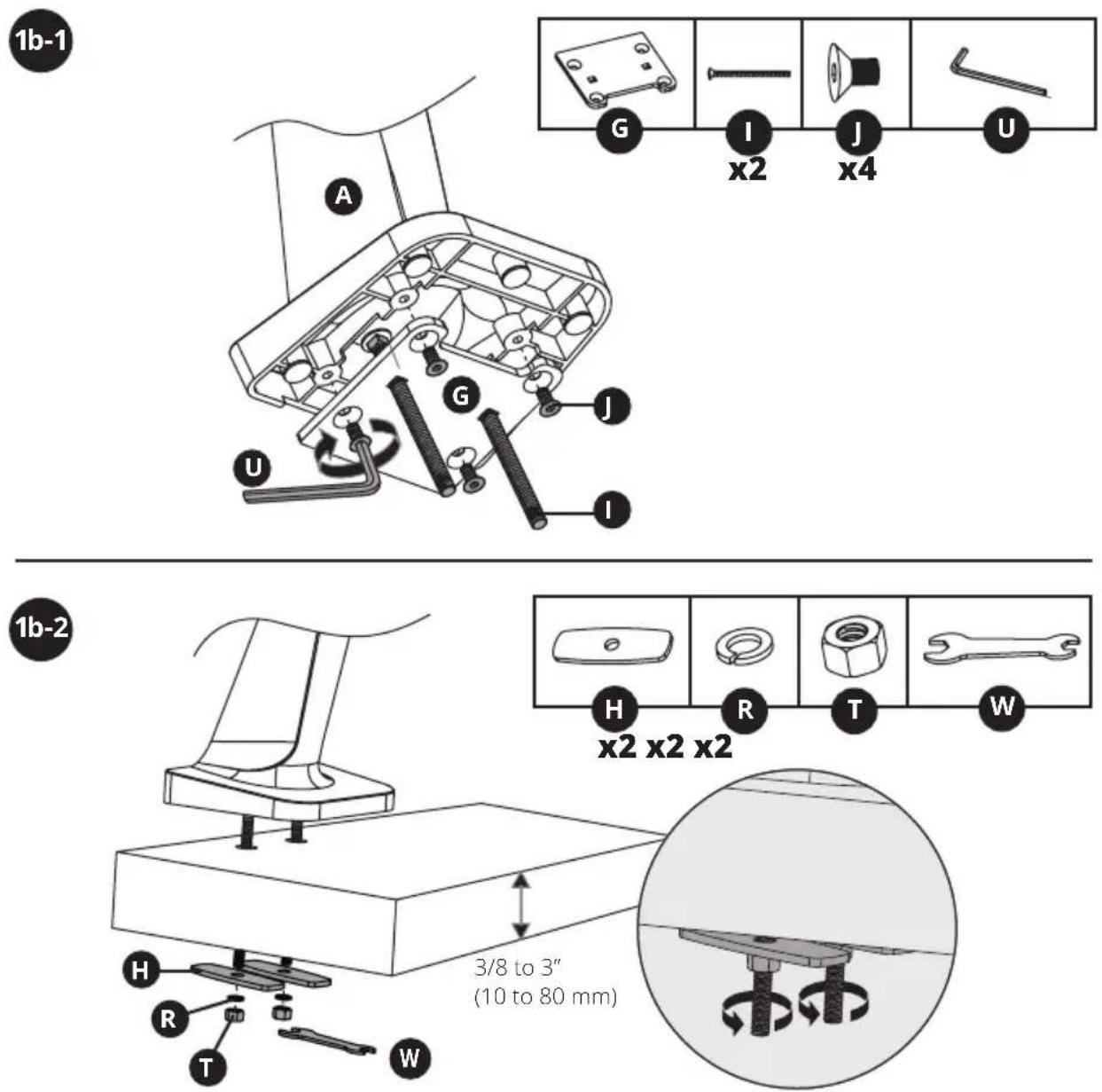 Tripp Lite WWSS1332C - Grommet Mount Assembly Option - 1