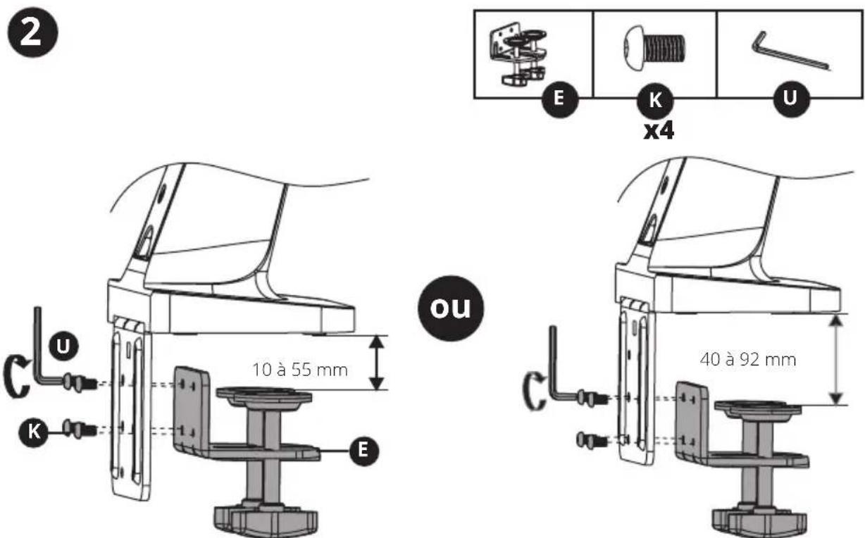 Technical diagram showing a mechanical assembly with labeled component 'F' and directional arrow