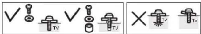 ✓ TV ✓ TV × TV TV