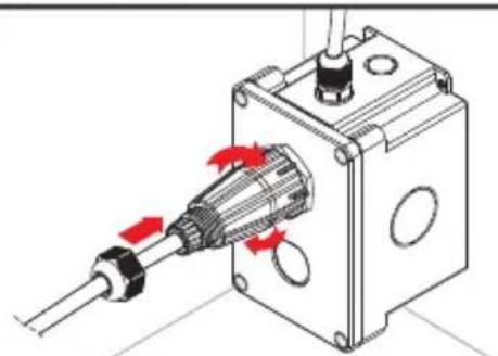 Tripp Lite N200P023BLIND - Installation du coupler de cloison de qualite industrielle (N206-BC01-IND, U325-000-IND, P569-000-FF-IND et N455-BC01-IND) - 5