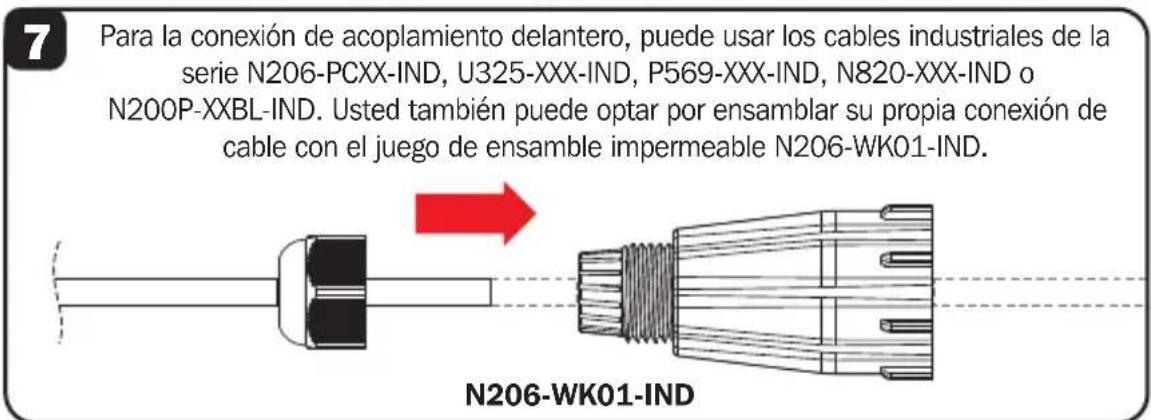 Tripp Lite N200P003BLIND - Instalación de Acoplador de Mampara Industrial (N206-BC01-IND, U325-000-IND, P569-000-FF-IND y N455-BC01-IND) - 1