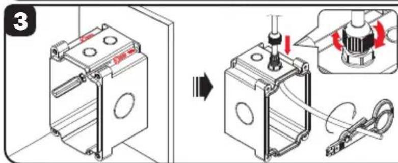 Tripp Lite N200P003BLIND - Instalación de Conector Industrial Keystone (N206-KJ01-IND) - 5