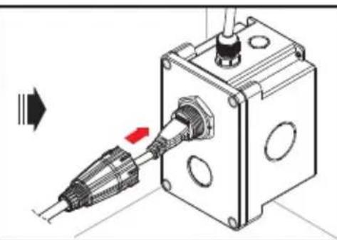 Tripp Lite N206PC50IND - Installation du coupleur de cloison de qualité industrielle (N206-BC01-IND, U325-000-IND, P569-000-FF-IND et N455-BC01-IND) - 2
