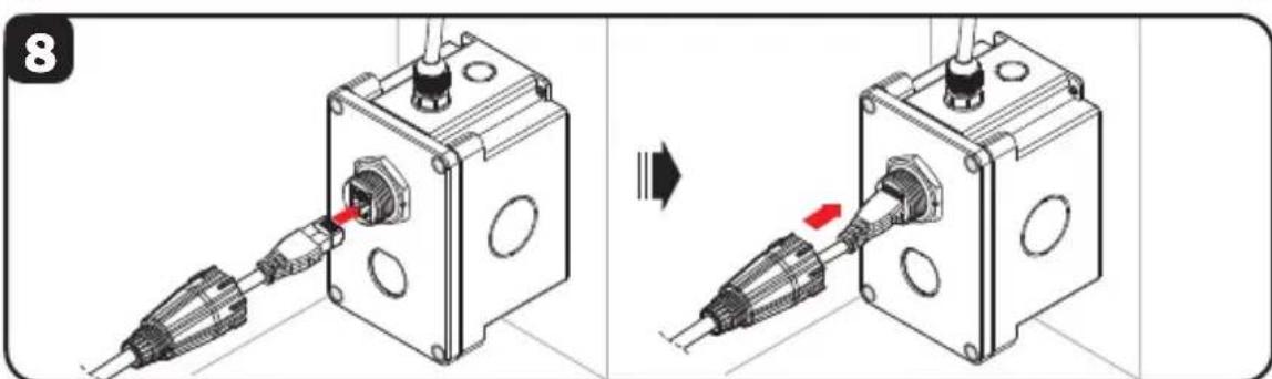 Tripp Lite N206PC50IND - Industrial Bulkhead Coupler Installation (N206-BC01-IND, U325-000-IND, P569-000-FF-IND and N455-BC01-IND) - 3