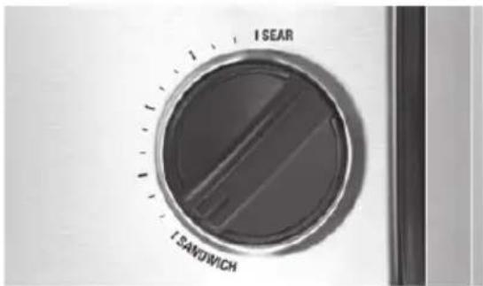 SAGE the Adjusta Grill & Press SGR250 - VARIABLE TEMPERATURE CONTROL DIAL - 1