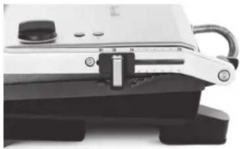 SAGE the Adjusta Grill & Press SGR250 - UTILIZZO DELLA FUNZIONE DI CONTROLLO DELL'ALTEZZA DELLA GRIGLIA REGOLABILE - 1