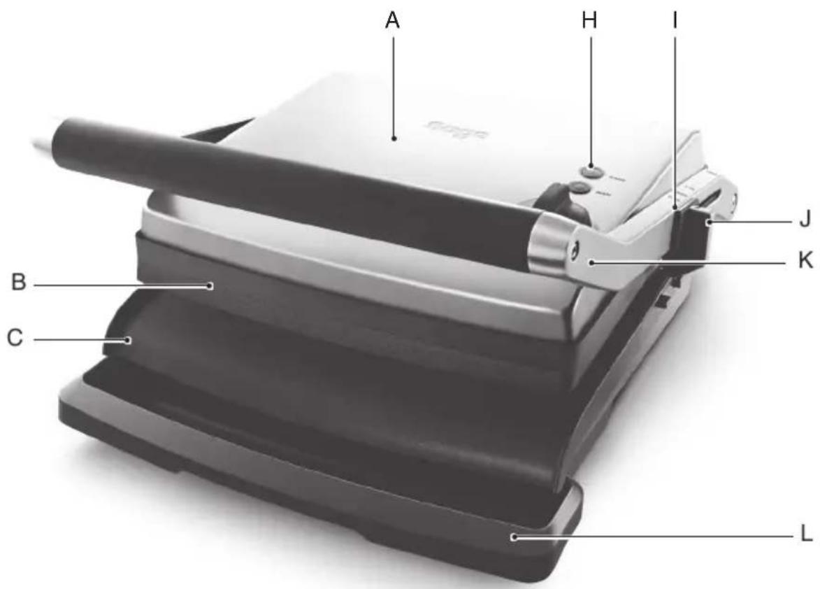 SAGE the Adjusta Grill & Press SGR250 - ZACHOWAJ NINIEJSZE INSTRUKCJE - 1