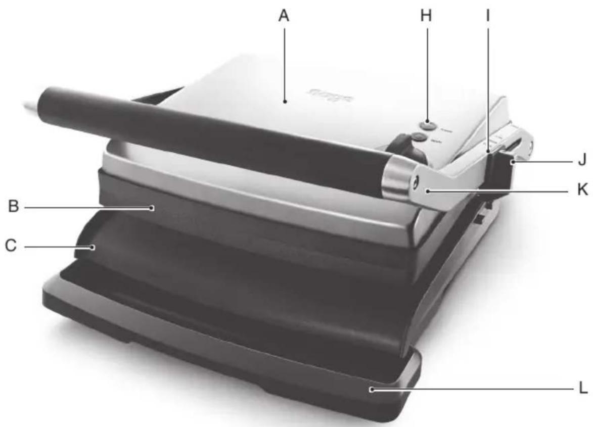 SAGE the Adjusta Grill & Press SGR250 - UW NIEUWE APPARAAT LEREN KENNEN - 1