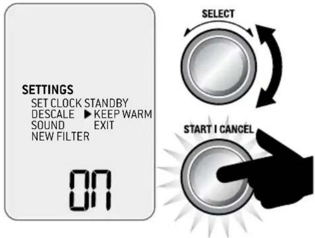 SAGE The Precision Brewer SDC450 - KEEP WARM (MANTIENI CALDO) - 1