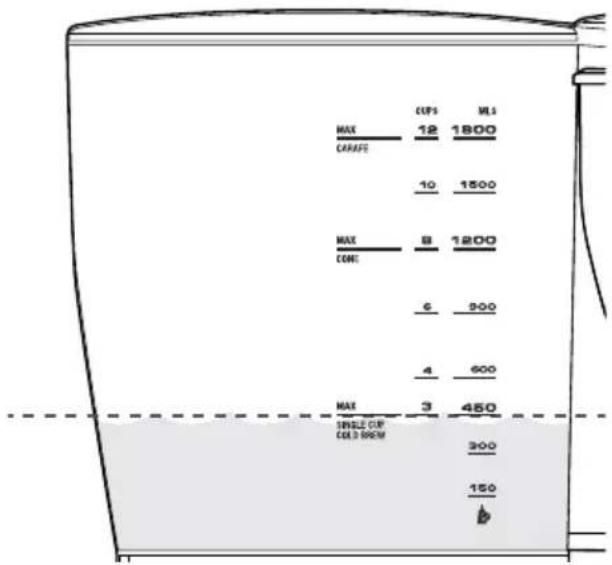 SAGE The Precision Brewer SDC450 - TAZZA SINGOLA/VOLUMI INFERIORI (MENO DI 450 MLS) - 1