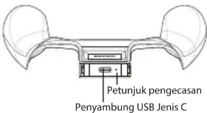 ASUS ROG Kunai 3 - Pandangan atas - 1