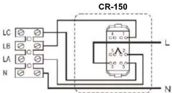 CR-150 LC LB LA N L 4 1 5 2 5 3 N