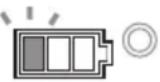 MAKITA DGA508RTJ - Indicação da capacidade restante da bateria - 3