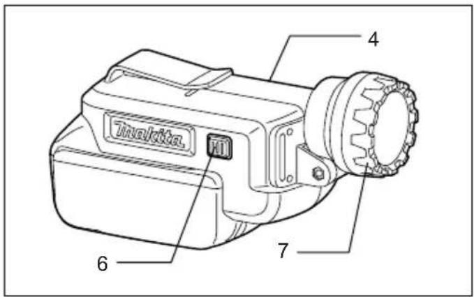 MAKITA DML800 - EN Rechargeable Flash light Instruction manual - 2