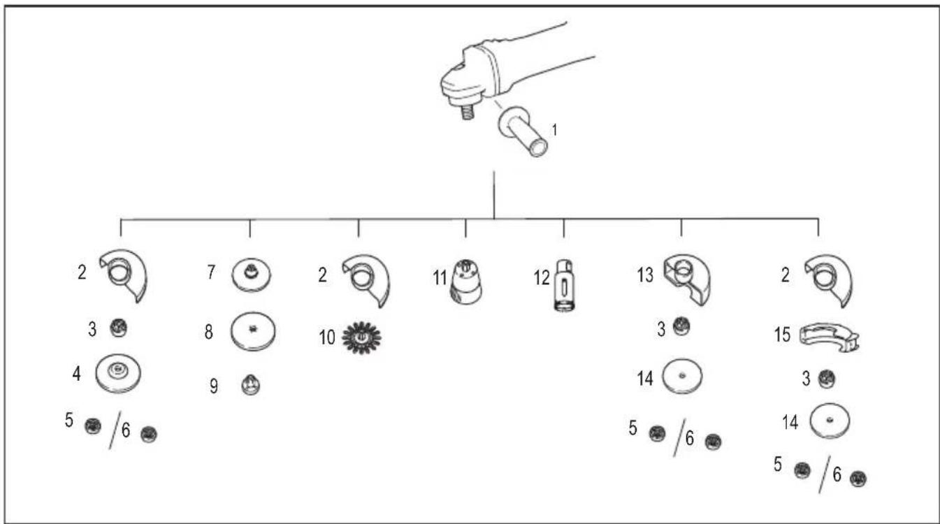 MAKITA GA035GZ - Accessoire en option - 1