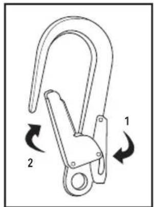 SILVERLINE 253162 - Energy Absorbing Lanyard 1.5m - 6