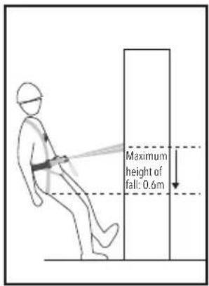 SILVERLINE 251483 - Fall Arrest &amp; Restraint Harness 4-Point - 22