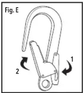 SILVERLINE 254301 - Ouverture et fermeture du crochet d'échafaudeur - 1