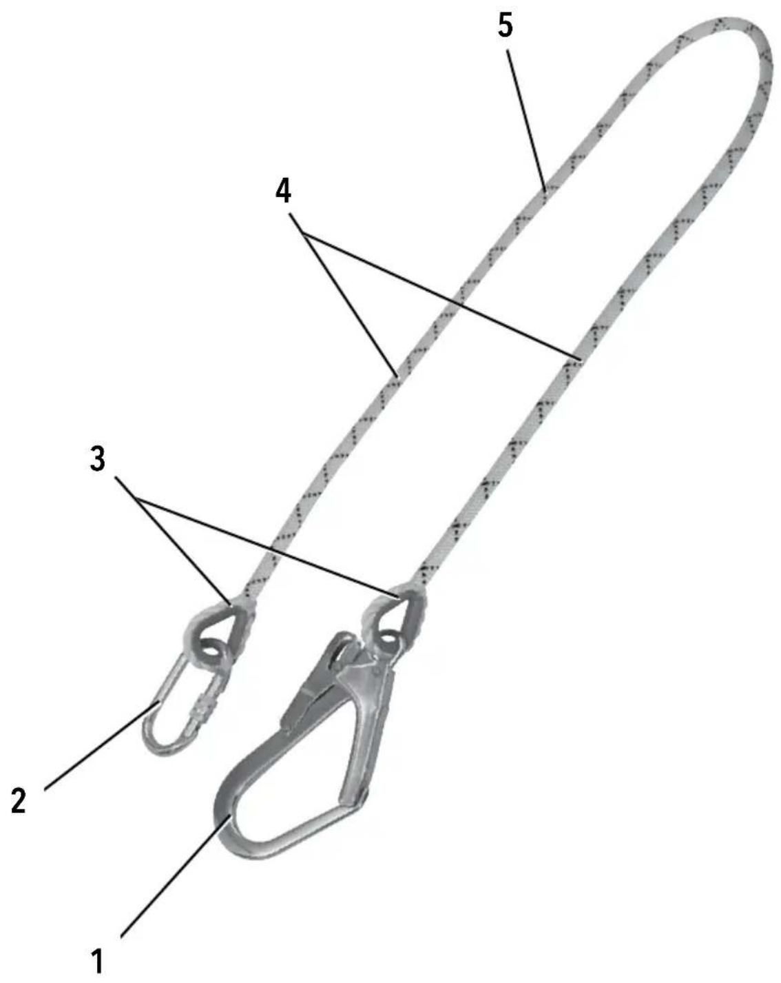 SILVERLINE 252190 - Restraint Positioning Lanyard 1.5m - 1