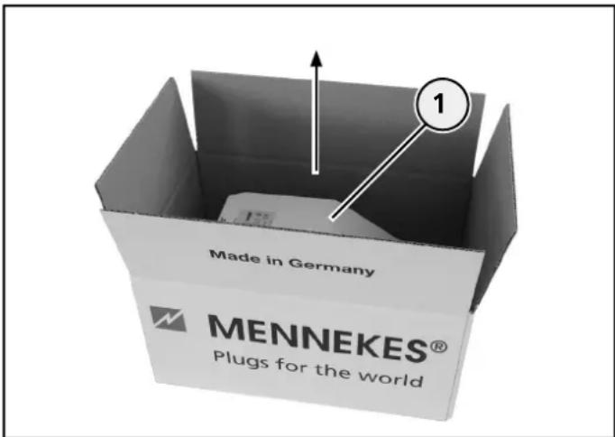 Mennekes Evergum 70034 - Disimballaggio del disposativo - 1