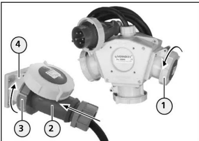 Mennekes Evergum 70034 - Connecting consumers on the device in protection class IP 67 - 1