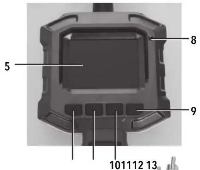SILVERLINE 676660 - Video Inspection Camera with Colour LCD Monitor - 4