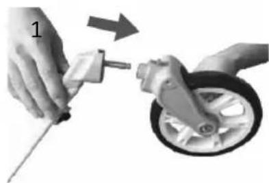 Topmark Jay - FRONT WHEEL ASSEMBLY/ DISASSEMBLY - 1