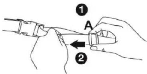 Topmark Beau - To fasten the harness. - 2