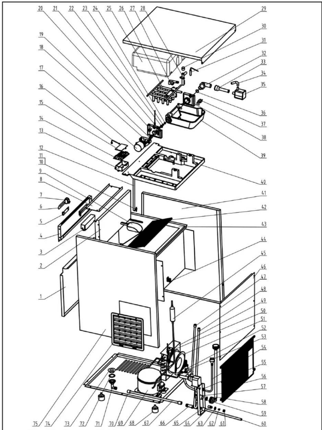 Saro EB 40 - DESSIN explosé - 1