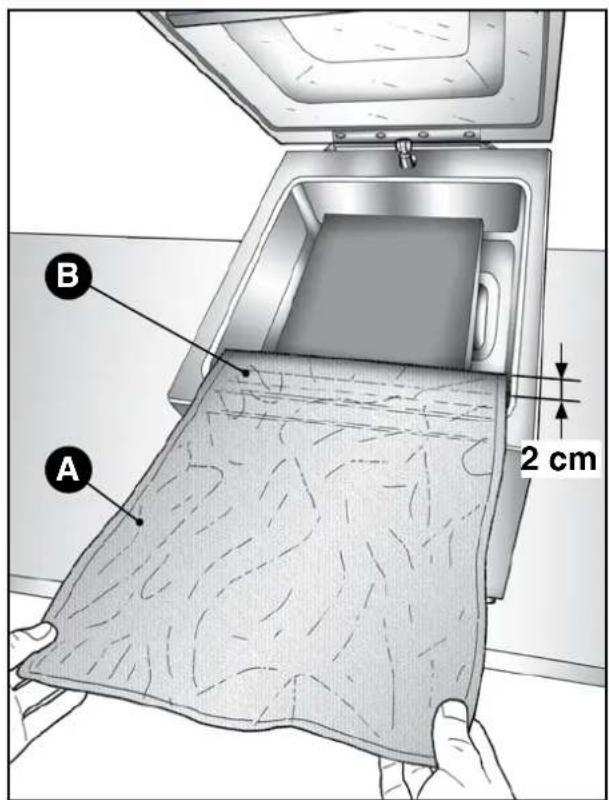 Saro LECCE 1 - 4) Den Beutel positionieren. - 1