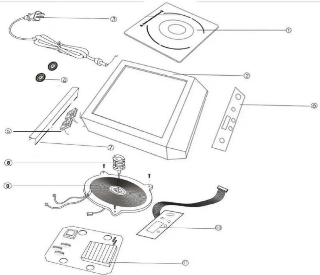 Saro Natascha - EXPLOSIONSZEICHNUNG / EXPLODED VIEW - 1