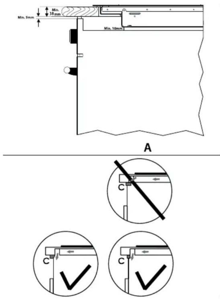 INVENTUM IKI6035MAT - Sorgen Sie für eine ausreichende Luftzufuhr und -abfuhr. - 3