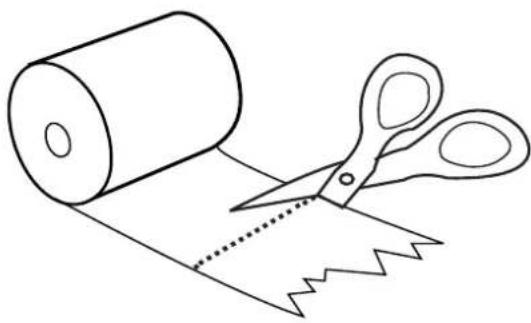 Genie D69 PLUS - Chargement du rouleau de papier - 1