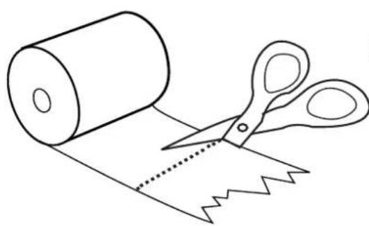 Genie D69 PLUS - Einlegen der Papierrolle - 1