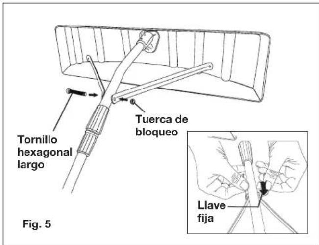 Snow Joe RJ205M - Ensamblado del rastrillo para techos y ajuste del mango - 5
