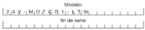 Sun Joe 24VMDTCR1LTW - Modelo y número de série - 1