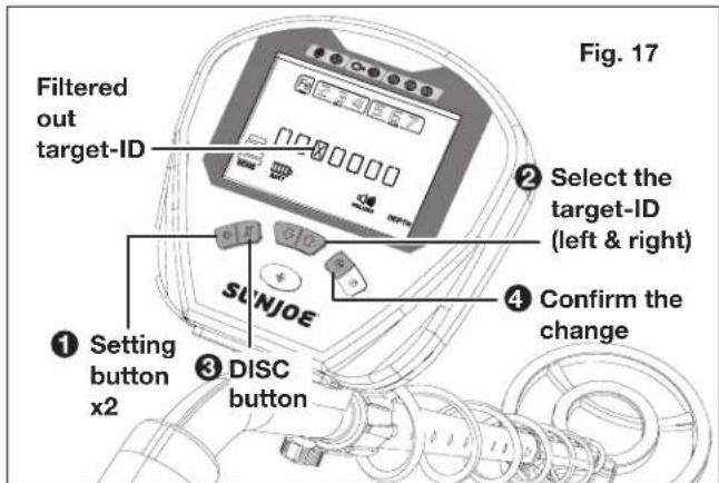 Sun Joe 24VMDTCR1LTW - Detection Modes - 1