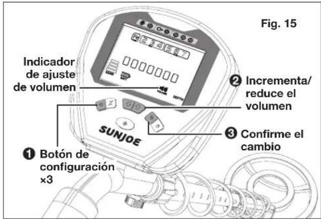 Sun Joe 24VMDTCR1LTW - Ajuste de sensibilitidad (Fig. 14) - 2