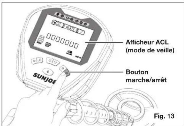Sun Joe 24VMDTCR1LTW - Démarrage et arrêt - 2