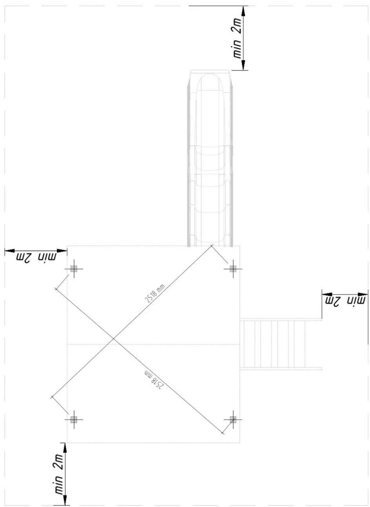 min 2m min 2m 75/8 mm 25/8 mm min 2m min 2m