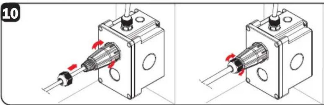 Tripp Lite N206FP04IND - Instalación de Conector Industrial Keystone (N206-KJ01-IND) - 10