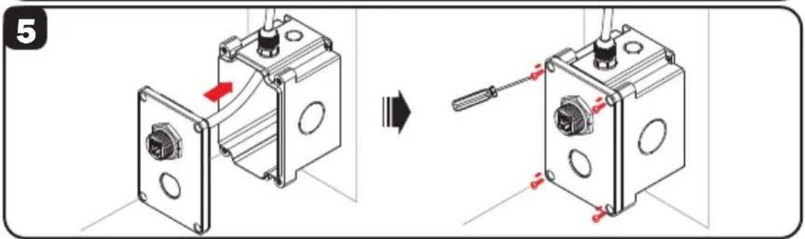 Tripp Lite N206FP02IND - Industrial Bulkhead Coupler Installation (N206-BC01-IND, U325-000-IND, P569-000-FF-IND and N455-BC01-IND) - 5