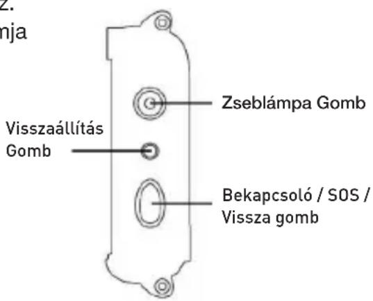 Xplora XGO2 - Bekapcsoló / SOS / Vissza gomb - 1