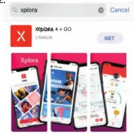 Xplora XGO2 - Töltsd le az Xplora alkalmazást - 1